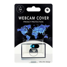 Заредете изображение във визуализатора на галерията – Camera cover for laptops, tablets black (1 pcs)

