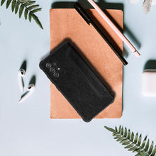 Заредете изображение във визуализатора на галерията – Razor Leather Book Case for Samsung Galaxy S23 FE black
