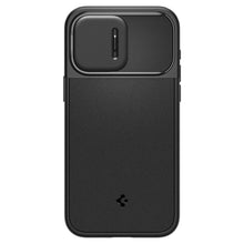 Заредете изображение във визуализатора на галерията – Spigen OPTIK ARMOR MAG MAGSAFE IPHONE 15 PRO BLACK
