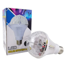 Заредете изображение във визуализатора на галерията – Disco LED bulb Mini Party light RGB rotating E27 LBCRL
