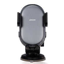Заредете изображение във визуализатора на галерията – Joyroom car holder with 15W inductive charger for dashboard black (JR-ZS299)
