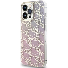 Заредете изображение във визуализатора на галерията – Hello Kitty IML Gradient Electrop Crowded Kitty Head Case for iPhone 14 Pro - Pink
