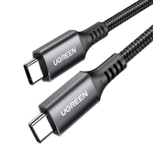 Заредете изображение във визуализатора на галерията – Ugreen US555 100W USB-C / USB-C PD cable 3 m - gray
