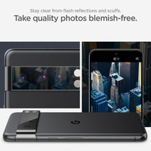 Заредете изображение във визуализатора на галерията – CAMERA COVER Spigen OPTIK.TR ”EZ FIT” CAMERA PROTECTOR 2-PACK GOOGLE PIXEL 8 PRO BLACK

