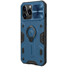 Заредете изображение във визуализатора на галерията – Nillkin CamShield Armor TPU+PC for Iphone 13 Pro blue

