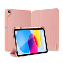 Заредете изображение във визуализатора на галерията – Dux Ducis Domo case iPad 10.9'' 2022 (10 gen.) smart cover stand pink
