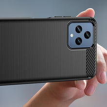Заредете изображение във визуализатора на галерията – Carbon Case cover for T-Mobile Revvl 6 5G flexible silicone carbon cover black
