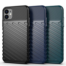Заредете изображение във визуализатора на галерията – Thunder Case Flexible Tough Rugged Cover TPU Case for iPhone 11 black
