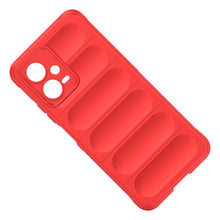 Заредете изображение във визуализатора на галерията – Magic Shield Case Cover for Xiaomi Redmi Note 12 5G / Poco X5 5G Flexible Armor Cover Burgundy
