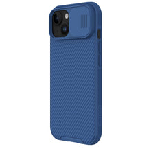 Заредете изображение във визуализатора на галерията – Nillkin CamShield Pro Magnetic Case for iPhone 15 Plus with camera cover - blue
