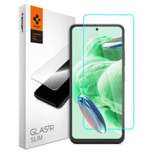 Заредете изображение във визуализатора на галерията – Tempered glass SPIGEN GLAS.TR SLIM 2-PACK for XIAOMI Redmi Note 12 5G / POCO X5 5G transparent
