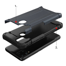 Заредете изображение във визуализатора на галерията – Hybrid Armor case for Realme 10 5G / Realme 9i 5G armored hybrid case black

