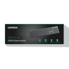 Заредете изображение във визуализатора на галерията – Ugreen KU004 2.4GHz wireless keyboard - black
