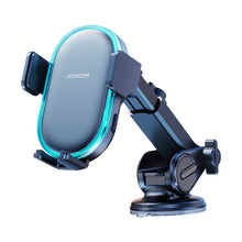 Заредете изображение във визуализатора на галерията – Joyroom car holder with 15W inductive charger for dashboard black (JR-ZS299)
