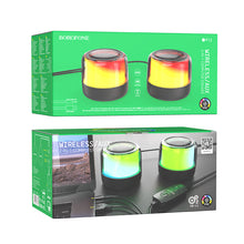 Заредете изображение във визуализатора на галерията – Borofone Portable Bluetooth Speaker BP12 Colorful Stereo 2 in 1 (2 pieces)
