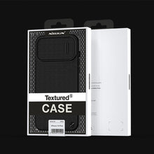 Заредете изображение във визуализатора на галерията – Nillkin Textured S Case iPhone 14 Plus armored case with camera cover blue
