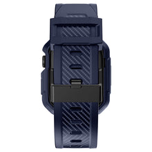 Заредете изображение във визуализатора на галерията – Kingxbar CYF106 2in1 Armored Case for Apple Watch SE, 8, 7, 6, 5, 4, 3, 2, 1 (41, 40, 38 mm) with Strap Blue
