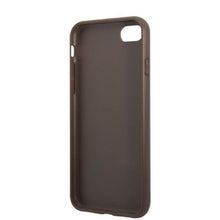 Заредете изображение във визуализатора на галерията – Guess GUHCI8P4TPW iPhone 7/8 SE 2020 / SE 2022 hardcase brown/brown hardcase 4G Triangle Logo Cardslot
