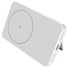 Заредете изображение във визуализатора на галерията – Choetech power bank with magnetic charging 10000mAh MagSafe / Qi / USB C white
