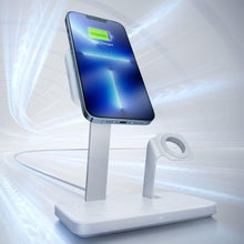 Заредете изображение във визуализатора на галерията – ESR HALOLOCK 3IN1 CRYOBOOST MAGNETIC MAGSAFE WIRELESS CHARGER ARCTIC WHITE
