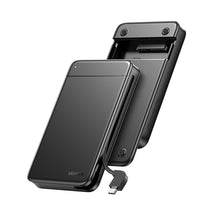 Заредете изображение във визуализатора на галерията – Ugreen pocket SSD / HDD enclosure 2.5'' SATA built-in USB-C cable black (CM352)
