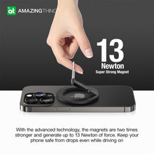 Заредете изображение във визуализатора на галерията – Amazing Thing Ring Titan Mag Magnetic holder stand IGTMBK black
