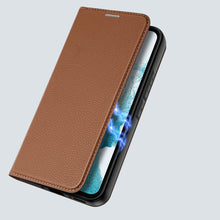 Заредете изображение във визуализатора на галерията – Dux Ducis Skin X2 case for Samsung Galaxy A54 5G flip cover wallet stand brown

