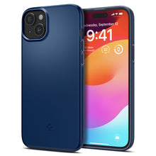 Заредете изображение във визуализатора на галерията – Spigen Thin Fit case for iPhone 15 - blue
