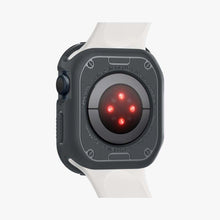 Заредете изображение във визуализатора на галерията – Spigen Rugged Armor Case with Strap for Apple Watch 4/5/6/7/8/9/SE (44/45mm) - Dark Gray
