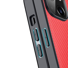 Заредете изображение във визуализатора на галерията – Dux Ducis Fino case cover made of nylon material iPhone 14 red
