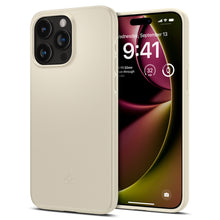 Заредете изображение във визуализатора на галерията – Spigen Thin Fit, mute beige - iPhone 15 Pro
