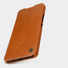 Заредете изображение във визуализатора на галерията – Nillkin Qin Leather case leather case with flap wallet brown
