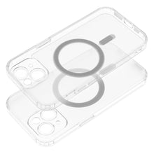 Заредете изображение във визуализатора на галерията – Frost Mag Cover with camera protection compatible with MagSafe for IPHONE 15 PRO transparent
