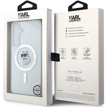 Заредете изображение във визуализатора на галерията – Karl Lagerfeld IML Choupette MagSafe case for Samsung Galaxy S24+ - transparent
