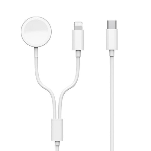 WiWU - 2in1 Wireless Charger Mi-10 for Apple Watch + Lightnig Cable