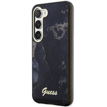 Заредете изображение във визуализатора на галерията – Guess GUHCS23SHTMRSK S23 S911 black/black hardcase Golden Marble Collection
