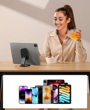 Заредете изображение във визуализатора на галерията – Joyroom JR-ZS371 foldable stand for tablet phone with height adjustment - black
