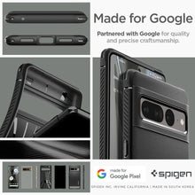 Заредете изображение във визуализатора на галерията – Spigen RUGGED ARMOR GOOGLE PIXEL 7 PRO MATTE BLACK
