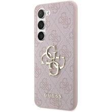 Заредете изображение във визуализатора на галерията – Guess 4G Big Metal Logo case for Samsung Galaxy S23 FE - pink
