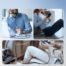 Заредете изображение във визуализатора на галерията – Joyroom Light-Speed ​​Series SA25-AC6 USB-A / USB-C Fast Transfer Cable 100W 3m - White
