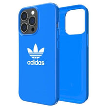 Заредете изображение във визуализатора на галерията – Adidas OR SnapCase Trefoil iPhone 13 Pro / 13 6.1" blue/bluebird 47099
