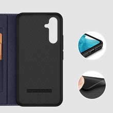 Заредете изображение във визуализатора на галерията – Dux Ducis Skin X2 case for Samsung Galaxy A54 5G flip cover wallet stand blue
