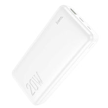 Заредете изображение във визуализатора на галерията – Hoco power bank 20 000mah with lcd pd20w + qc3.0 j87a white - TopMag

