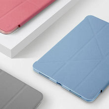 Заредете изображение във визуализатора на галерията – Uniq case Camden iPad 10 gen. (2022) grey/grey fossil Antimicrobial
