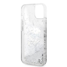 Заредете изображение във визуализатора на галерията – Karl Lagerfeld KLHCP14MLNKHCH iPhone 14 Plus 6.7" silver/silver hardcase Glitter Karl Head
