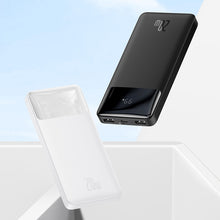 Заредете изображение във визуализатора на галерията – Baseus Bipow Fast Charging Power Bank 20000mAh 20W Black (Overseas Edition) + USB-A - Micro USB 0.25m Black Cable (PPBD050501)
