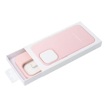 Заредете изображение във визуализатора на галерията – Leather Mag Cover for IPHONE 15 PRO sand pink
