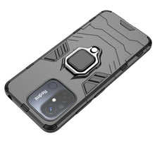 Заредете изображение във визуализатора на галерията – Ring Armor Case for Xiaomi Redmi 11A / Poco C55 / Redmi 12C Armor Cover Magnetic Holder Ring Black
