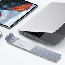 Заредете изображение във визуализатора на галерията – Ugreen foldable adjustable laptop stand silver (LP451)
