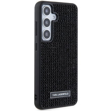 Заредете изображение във визуализатора на галерията – Karl Lagerfeld Rhinestone Metal Logo case for Samsung Galaxy S24 - black
